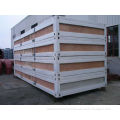 Self Packed Type Container Modular House With Color Bond Sandwich Panel Oem